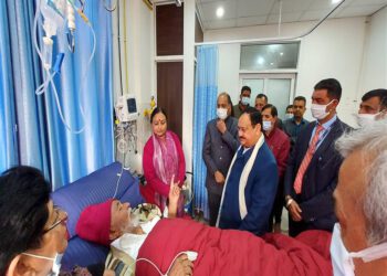 CM enquires wellbeing of Prof. N.L. Nadda