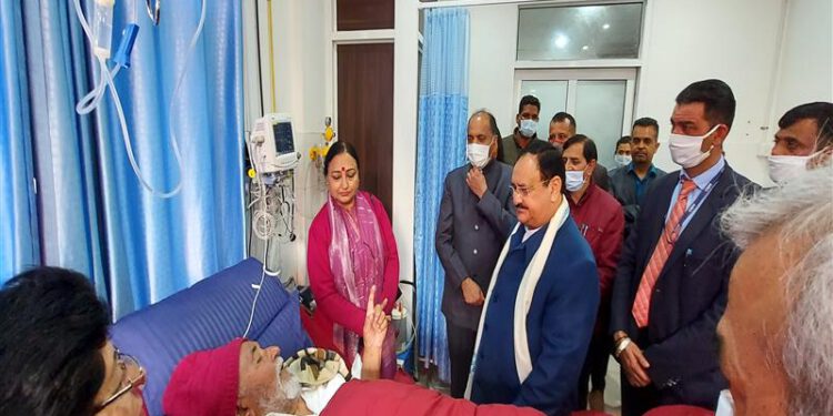 CM enquires wellbeing of Prof. N.L. Nadda