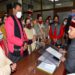 A delegation of Tailoring and Craft Workers meeting Chief Minister Shri Jai Ram Thakur at Shimla today.