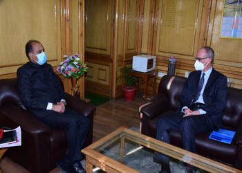 CM interacts with Ambassador of Switzerland to India