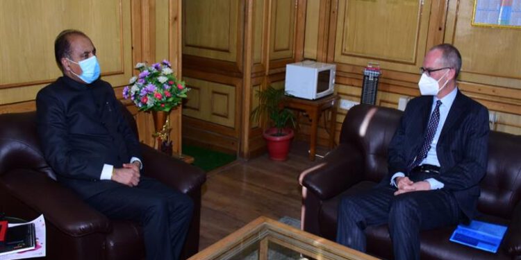 CM interacts with Ambassador of Switzerland to India