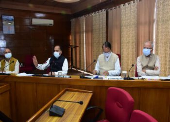 Jai Ram Thakur reviews Chief Minister’s announcements for Mandi district