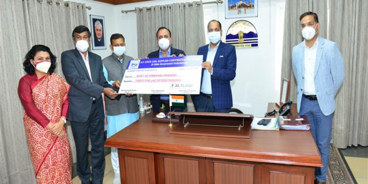 Contribution towards CM Relief Fund and CM Covid Fund