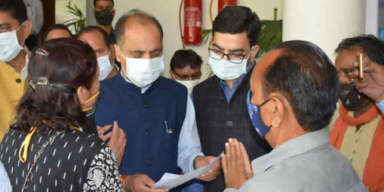 CM listens to public grievances at Dharamshala