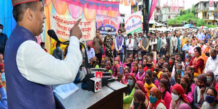 CM announces JE Section of Jal Shakti Vibhag and Horticulture Extension office at Mahunag