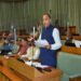Chief Minister Jai Ram Thakur addressing the House during the Monsoon Session of State Vidhan Sabha at Shimla