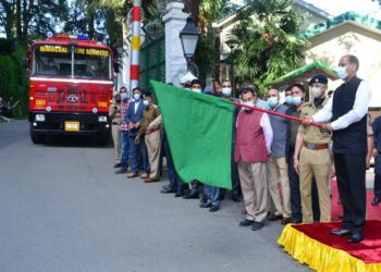 CM flags off 17 fire fighting vehicles
