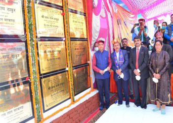 CM inaugurates and lays foundation stones of projects worth Rs. 66.50 crore in Udaipur and Keylong