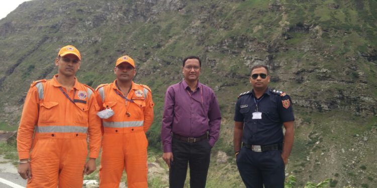 State’s disaster management team visits landslide zone