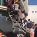 Desperate scenes at Kabul airport as hundreds push each other to board plane to fly out of Afghanistan; 5 dead