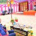 Hon’ble CM listening to Man Ki Baat Programme of Hon’ble PM at Udaipur in Lahaul valley of Lahaul-Spiti district on