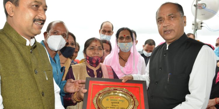 Hon’ble CM during a largely attended public meeting