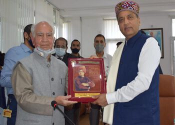 Jai Ram Thakur appreciates services offered by VMRT