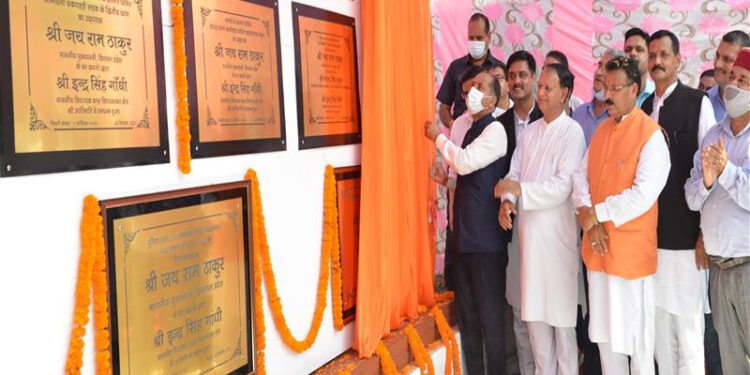 CM inaugurates and lays foundation stones of projects worth Rs. 172.10 crore in Balh Constituency