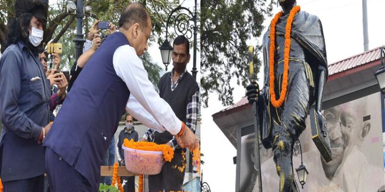 Governor and Chief Minister pay tributes to Mahatma Gandhi and Lal Bahadur Shastri