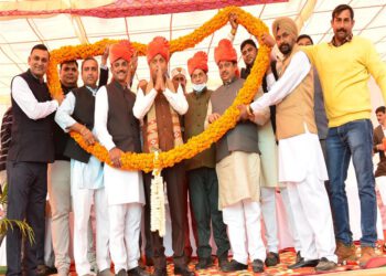 Chief Minister inaugurates and lays foundation stones of 80 developmental projects worth about Rs.109 crore