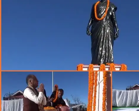 CM pays tributes to former PM Indira Gandhi