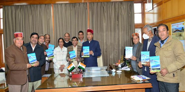 CM releases Himachal Pradesh-a Treasure of Tourism book