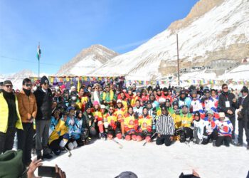 Chief Minister inaugurates 9th Women National Ice Hockey Championship at Kaza