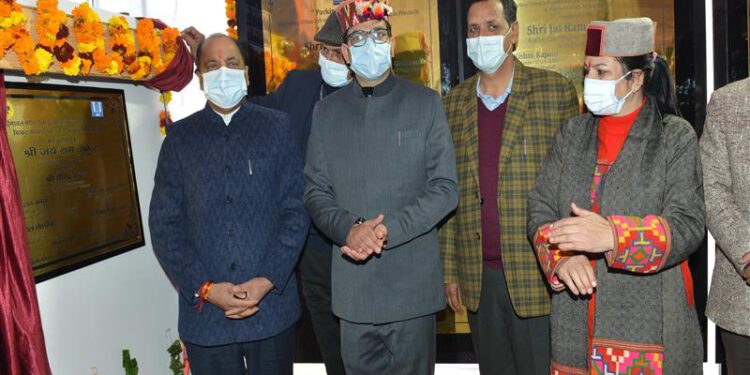 CM inaugurates and lays foundation stones of 17 developmental projects of Rs. 283.19 crore at Dharam