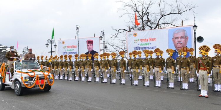 73rd Republic Day celebrated with enthusiasm in Himachal