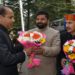 Hon’ble CM being welcomed on his arrival at Vidhan Sabha complex