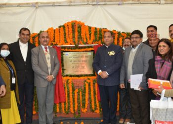 Chief Minister lays foundation stone of Mata Baglamuhki Ropeway for Baglamukhi temple