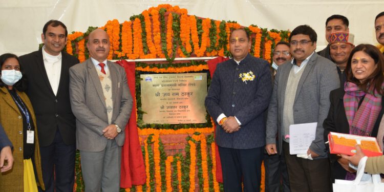 Chief Minister lays foundation stone of Mata Baglamuhki Ropeway for Baglamukhi temple