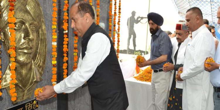 CM inaugurates Martyrs Memorial at Heritage park Nalagarh