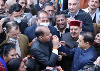 CM congratulates central leadership for landslide victory of BJP in four states