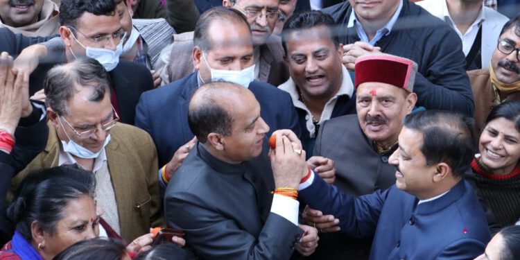 CM congratulates central leadership for landslide victory of BJP in four states