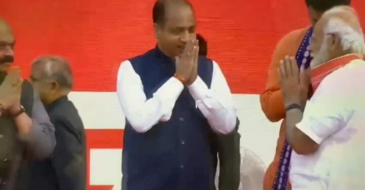 CM congratulates Yogi Adityanath on being sworn in as Chief Minister of UP