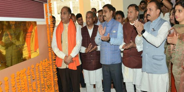 Chief Minister inaugurates and lays foundation stones of developmental projects worth Rs. 214 crore in Paonta Sahib constituency