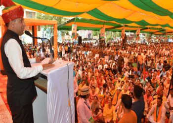 CM inaugurates and lays foundation stone developmental projects worth Rs. 161 crore in Indora Asse