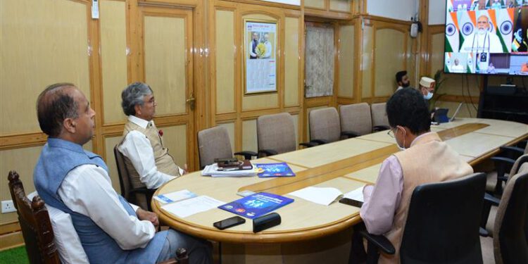 CM participates in virtual meeting with PM