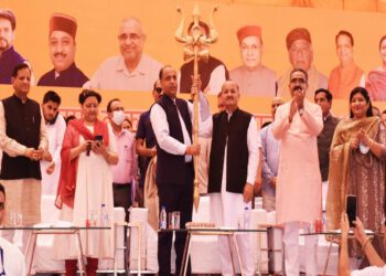 CM inaugurates and lay foundation stones of developmental projects worth Rs. 69.44 crore in Jawali A