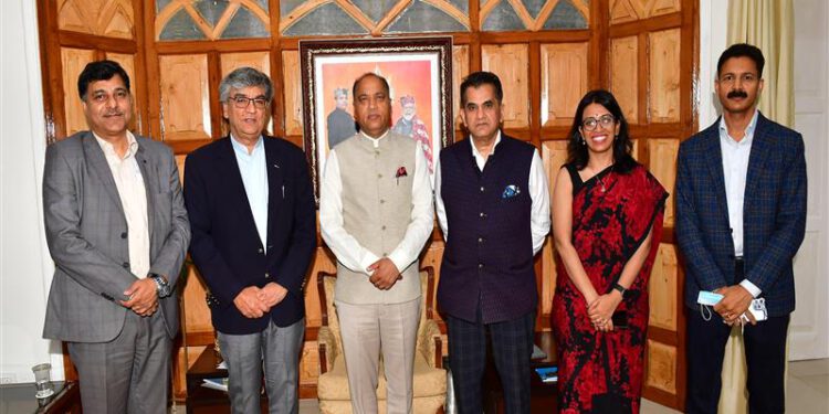 Chief Executive officer of NITI Aayog calls on Chief Minister