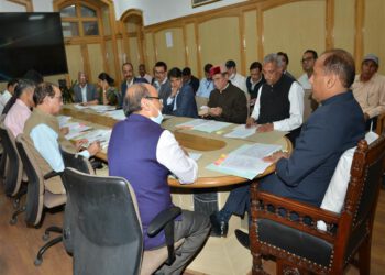 CM presides over meeting of Hydro Electric Power Projects