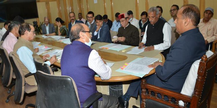 CM presides over meeting of Hydro Electric Power Projects