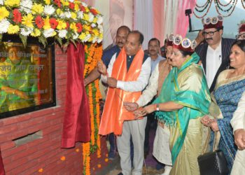 CM lays foundation stone of six developmental projects of Rs. 15.19 crore at Patlikuhal in Kullu district