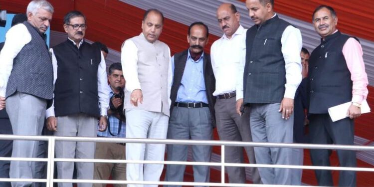 Chief Minister inspects arrangements for PM’s rally