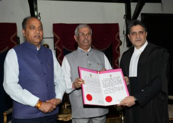 Justice Amjad Ahtesham Sayed sworn in as Chief Justice of HP High Court