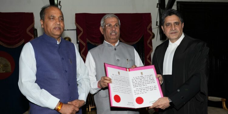 Justice Amjad Ahtesham Sayed sworn in as Chief Justice of HP High Court