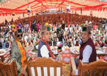 CM inaugurates and lays foundation stones of 19 developmental projects worth Rs. 53.78 crore in Kinnaur district