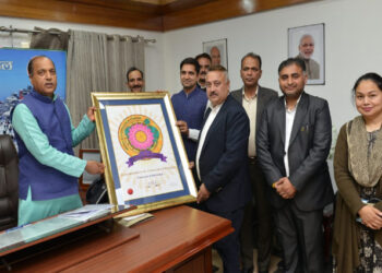 Himachal Pradesh wins SKOCH ‘e-Governance’ Award in the finance and revenue categories