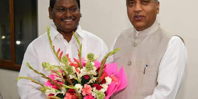 CM calls on Union Minister for Tribal Affairs Arjun Munda