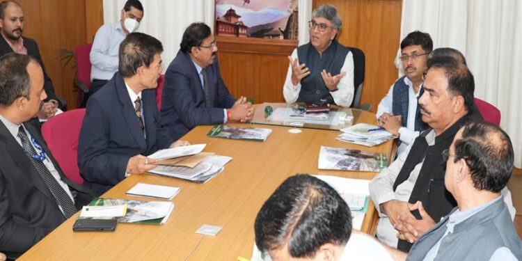 Chief Secretary holds meeting with NABARD Chairman