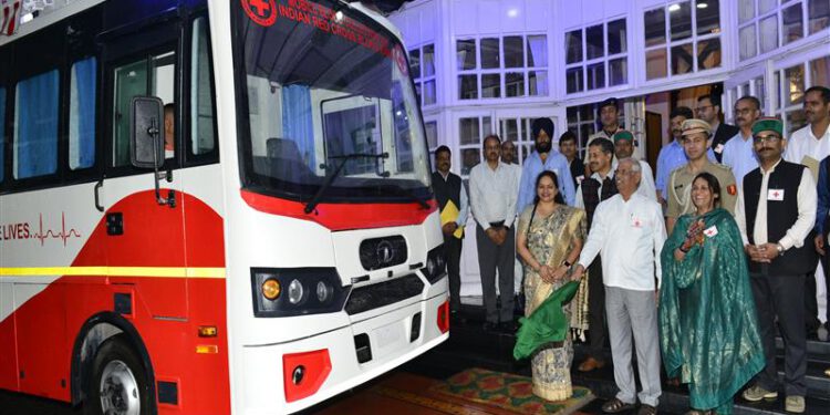 Governor flag off Blood Donation Van