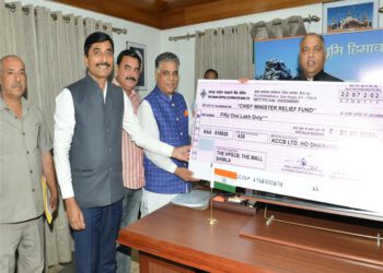 Contribution towards CM relief fund