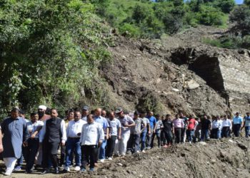 Chief Minister visits disaster affected areas in Mandi district